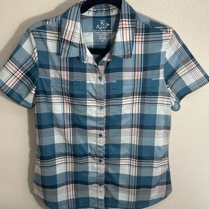 Kuhl Kamp Short Sleeve Shirt Blue